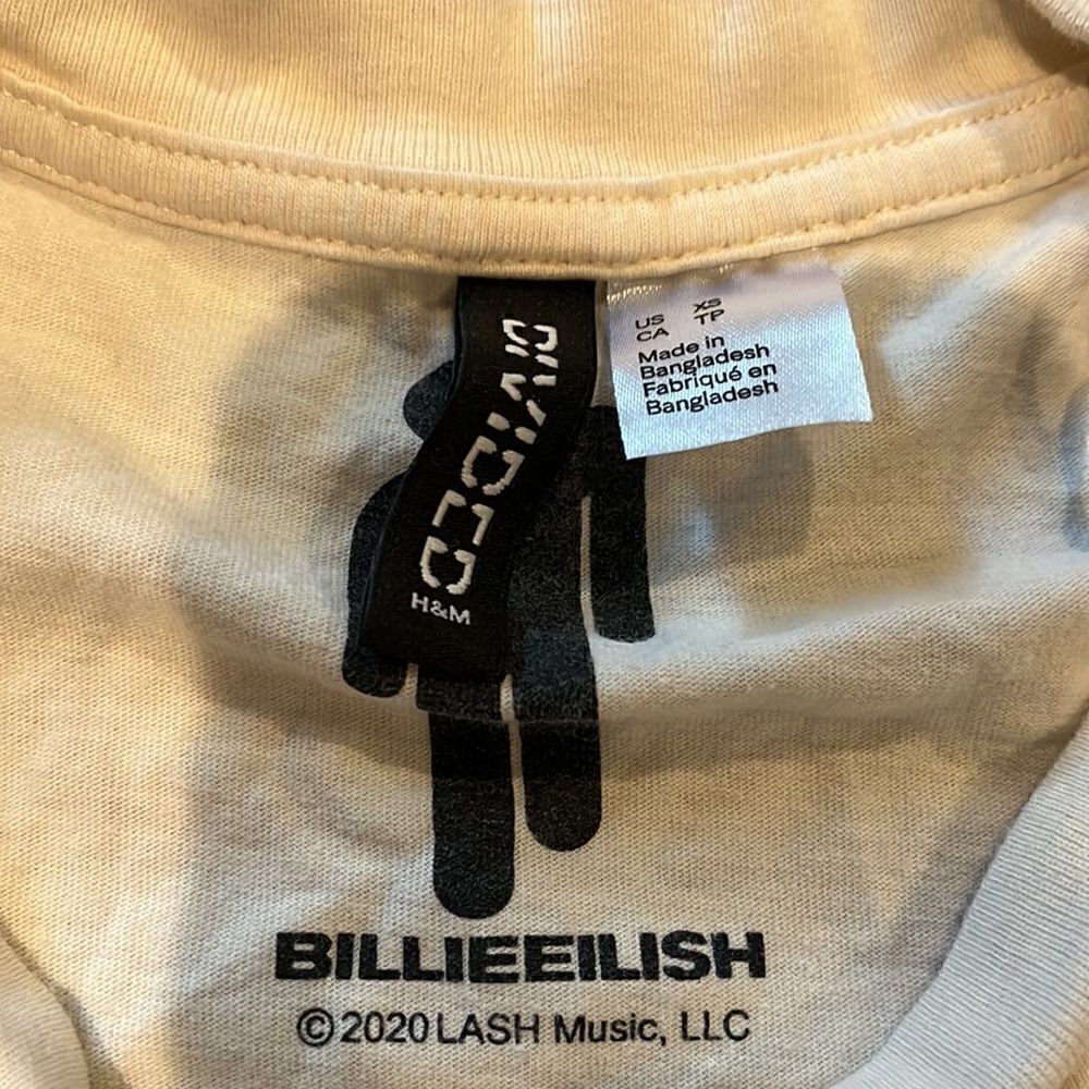 Divided “Billie Eilish” t-shirt, size XS - Picture 3 of 5